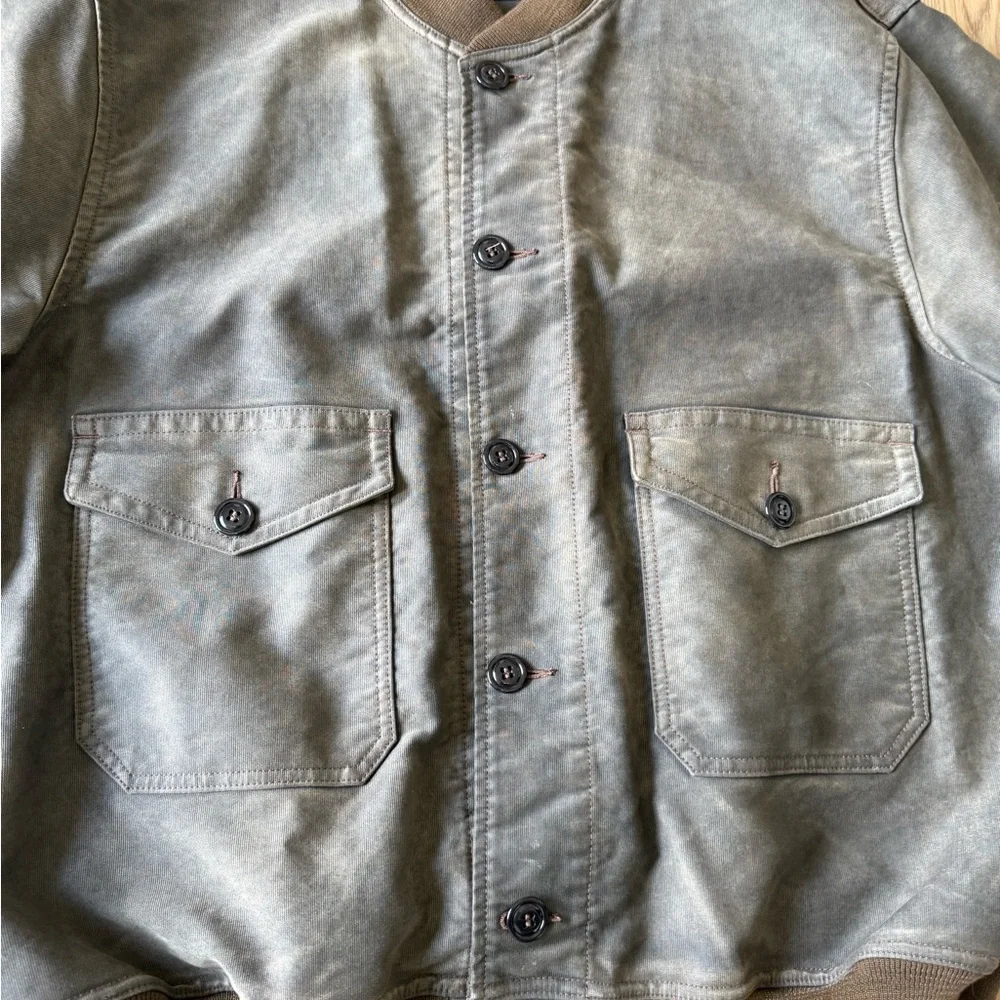 Men’s XXL Double RL Ralph Lauren Healy Jungle Cloth Jacket - Picture 3 of 11